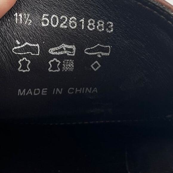 Hugo Boss Men's Vermilo  Leather Fashion Loafer Shoes size 11.5 - Picture 2 of 11